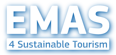 Logo of the EMAS for Sustainable tourism campaign